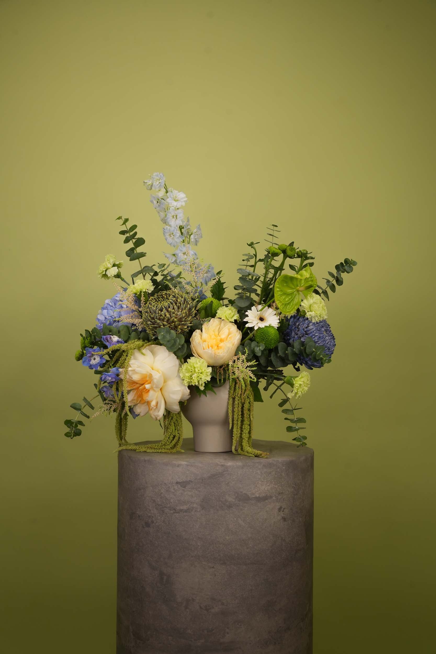 Blue Meadow Garden Flower Vase