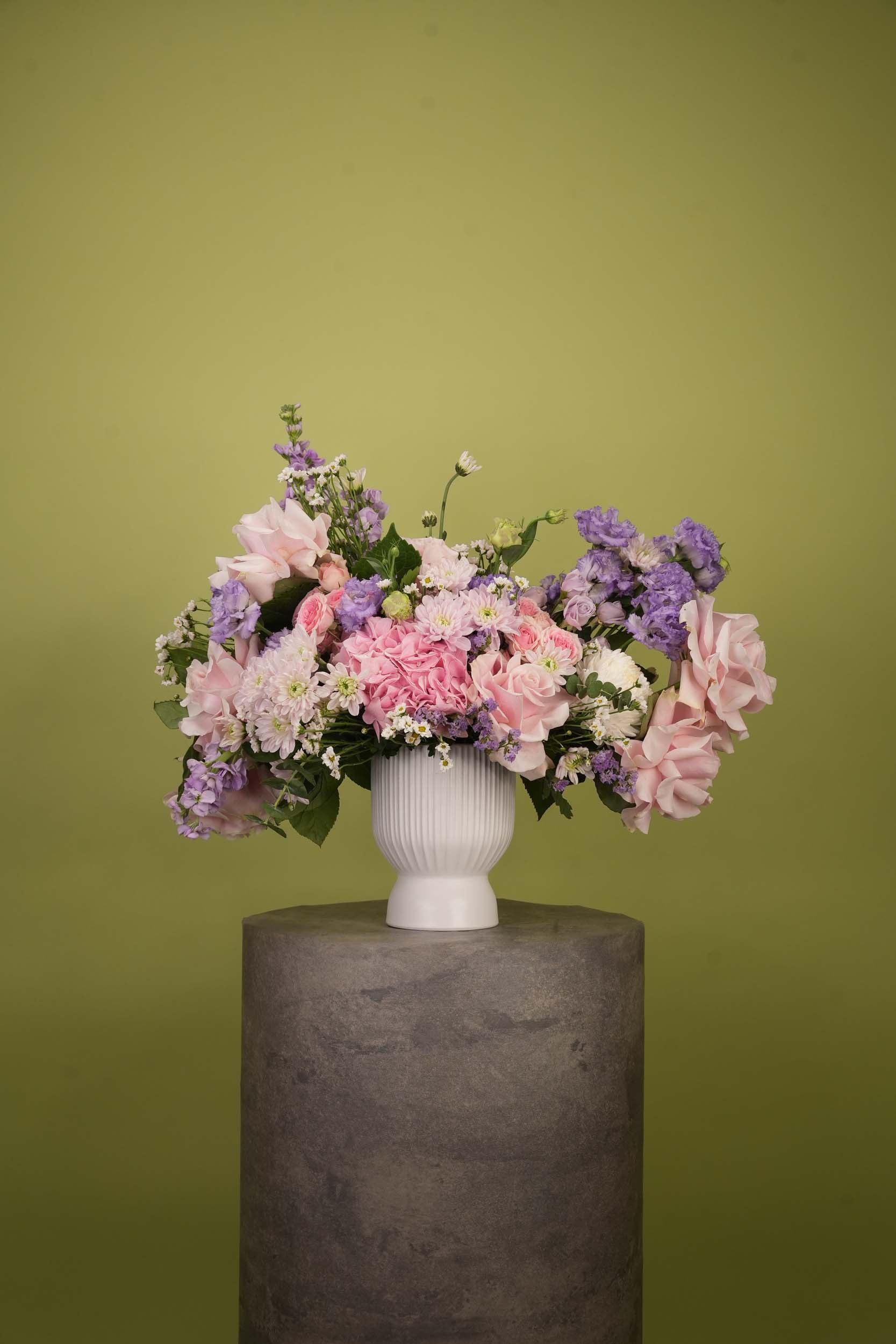 Lavender Blush Flower Vase