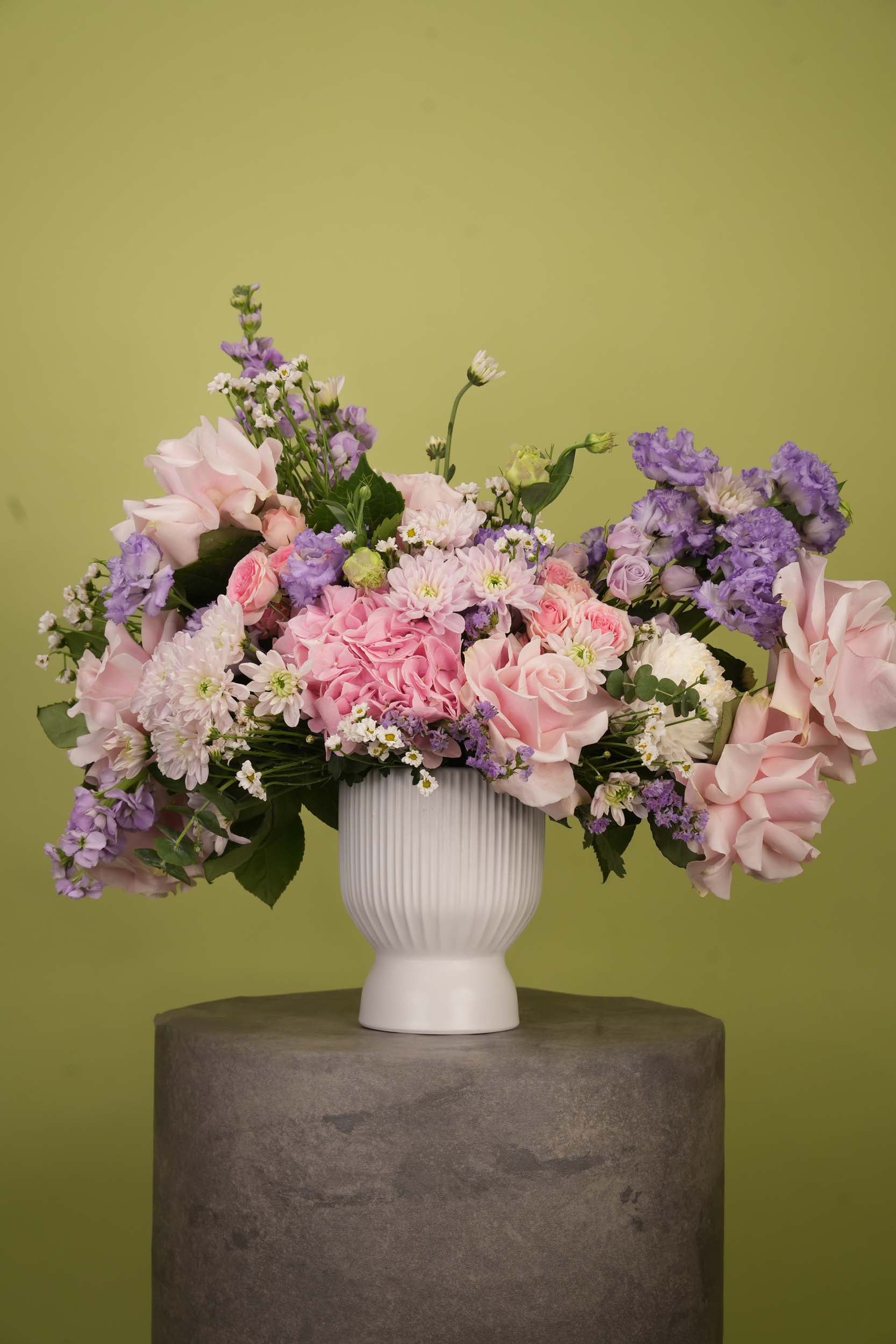 Lavender Blush Flower Vase