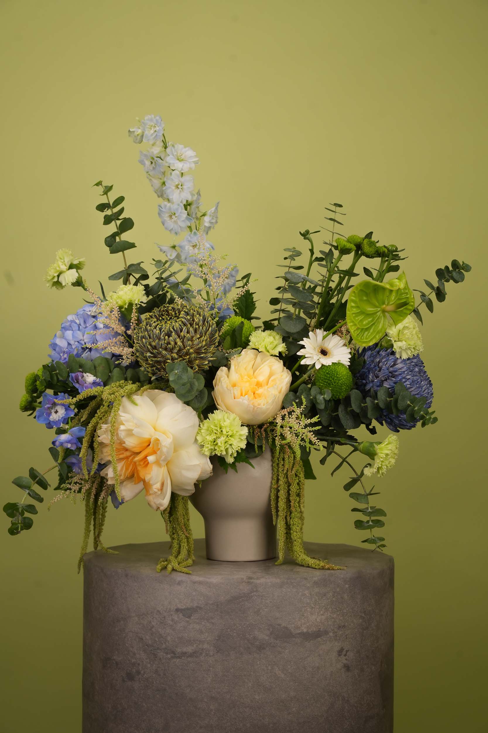Blue Meadow Garden Flower Vase