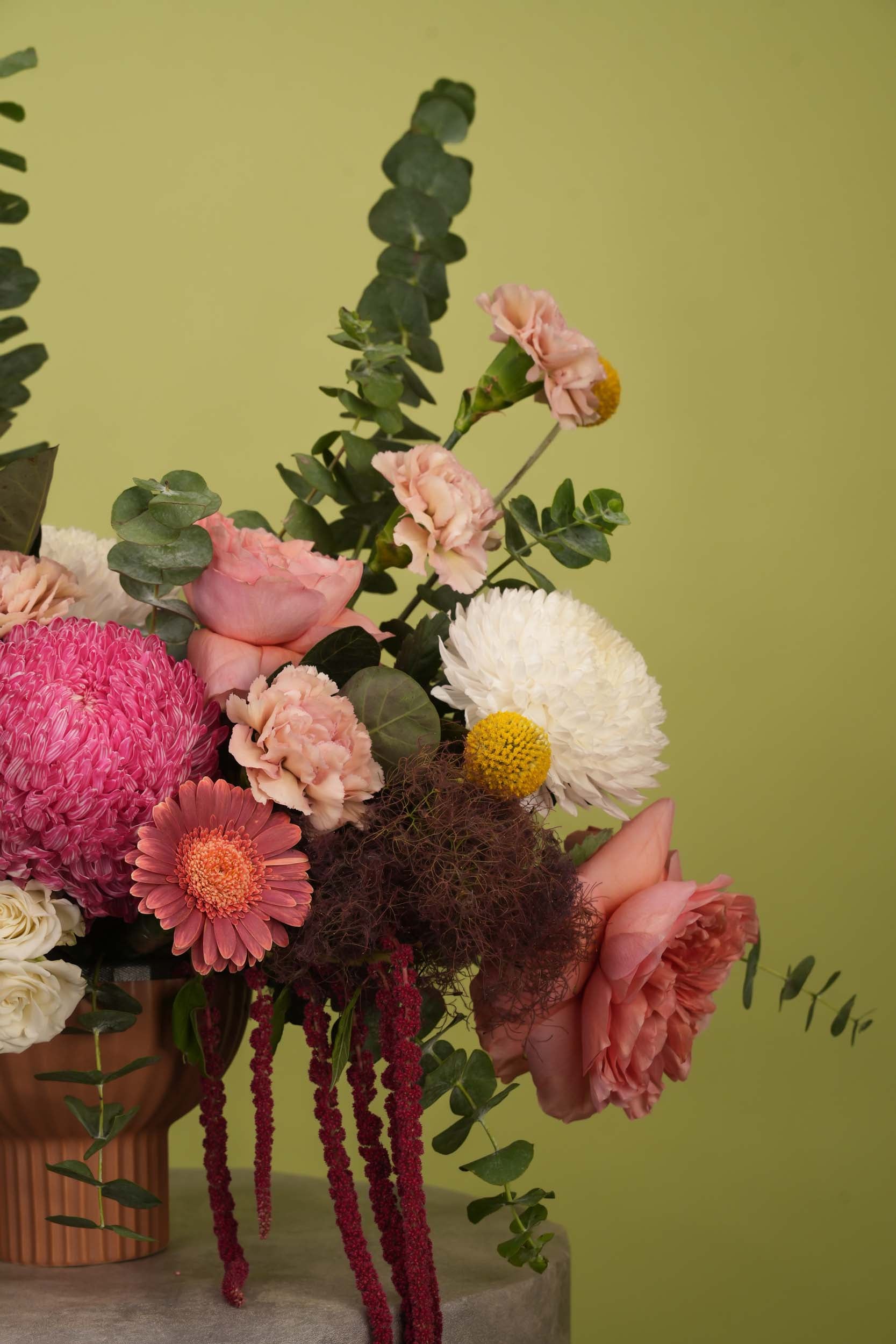 Blush & Berry Statement Flower Vase