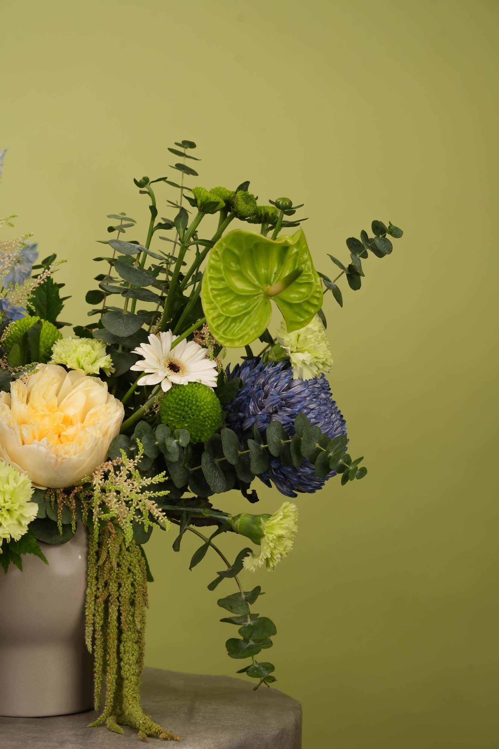 Blue Meadow Garden Flower Vase