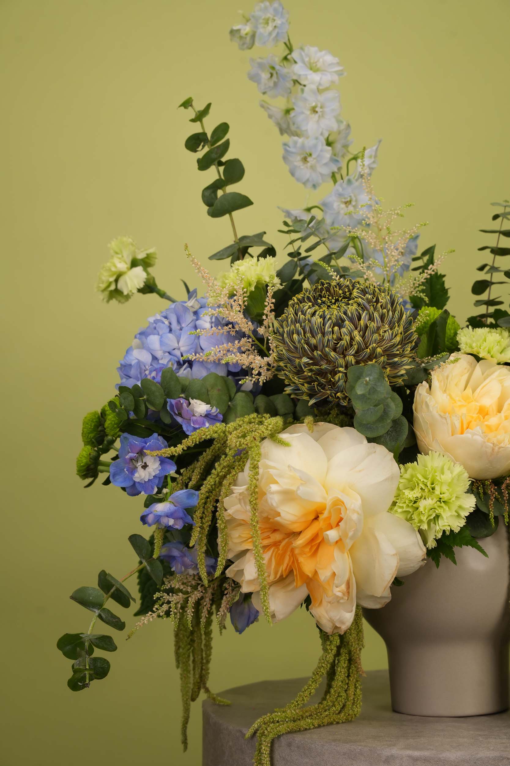 Blue Meadow Garden Flower Vase