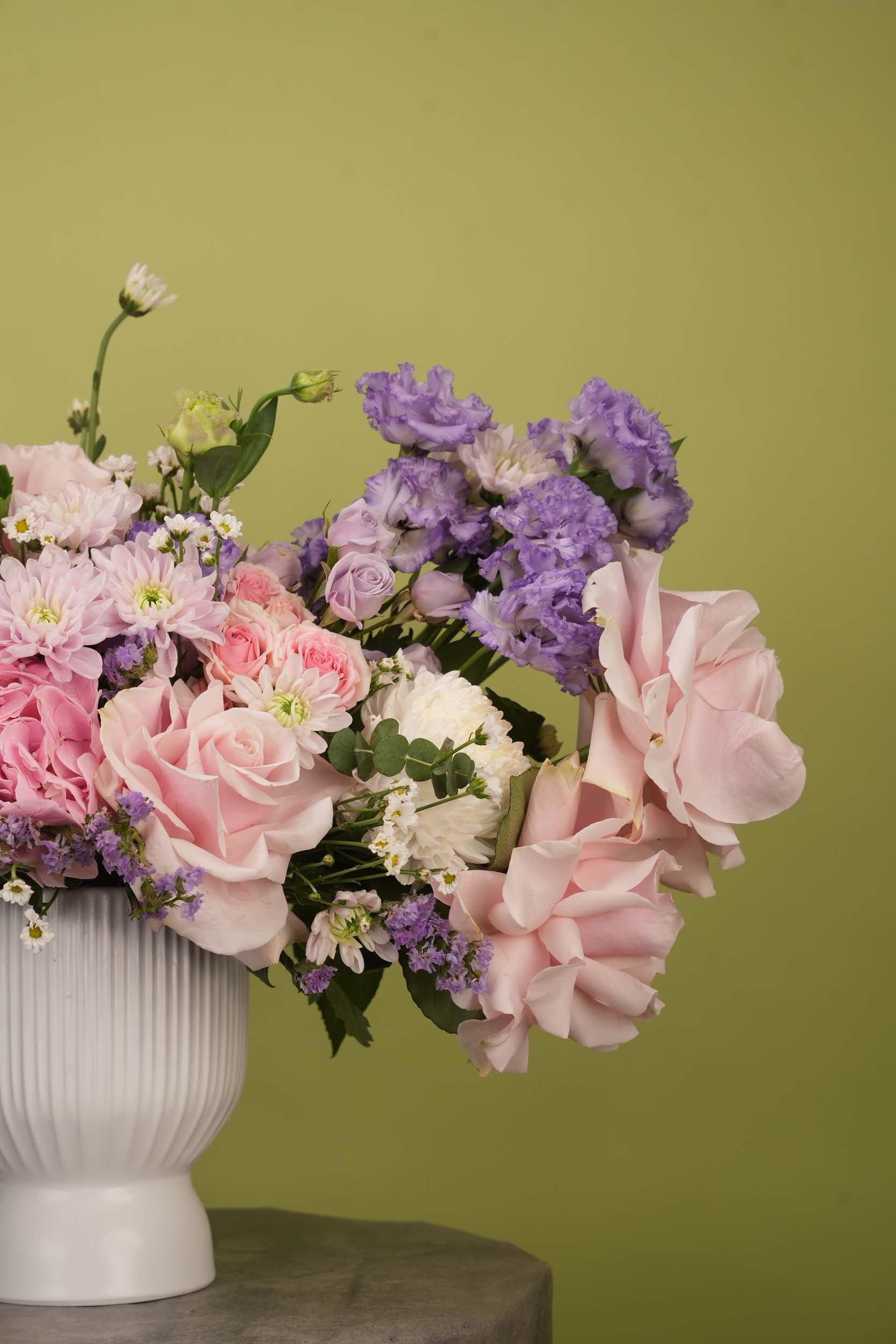 Lavender Blush Flower Vase