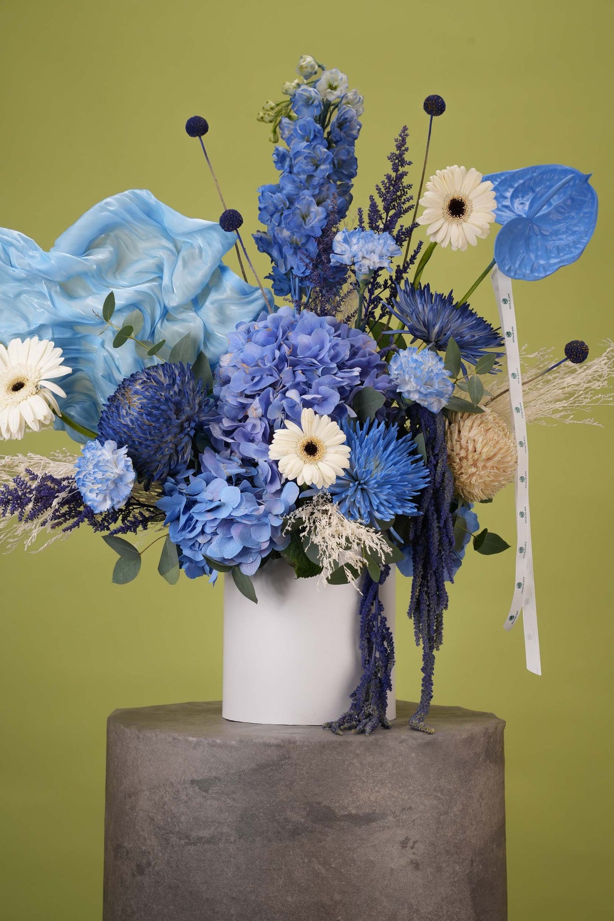 Azure Elegance Flower Arrangement