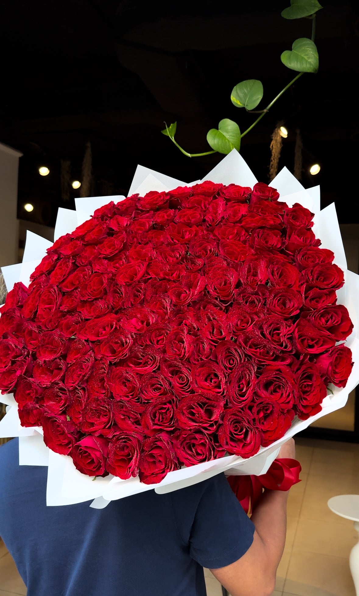 100 Stem Red Rose Bouquet