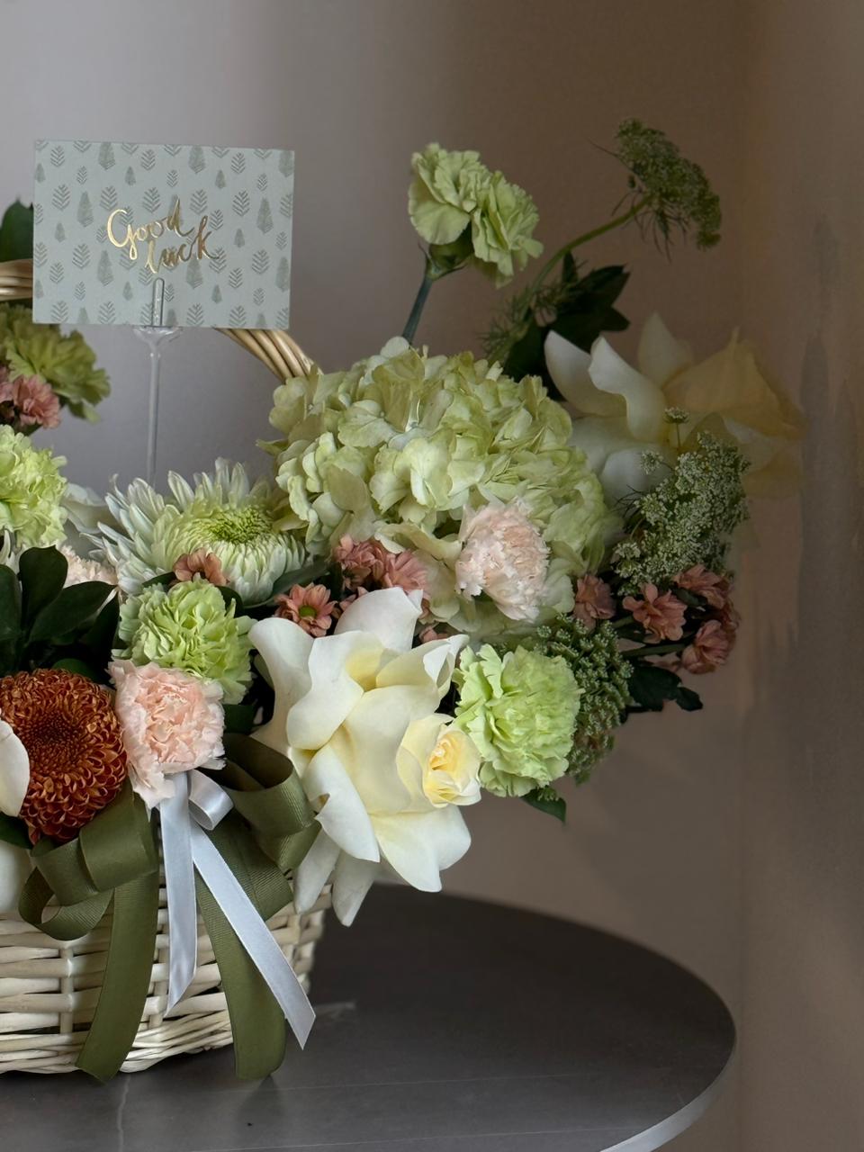 Summer Bliss Flower Basket