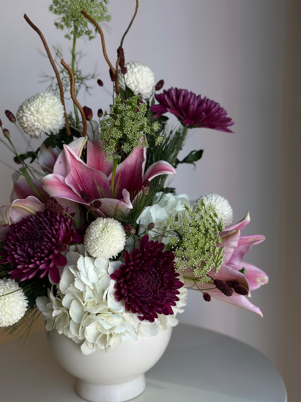 Lilly Vase Arrangement