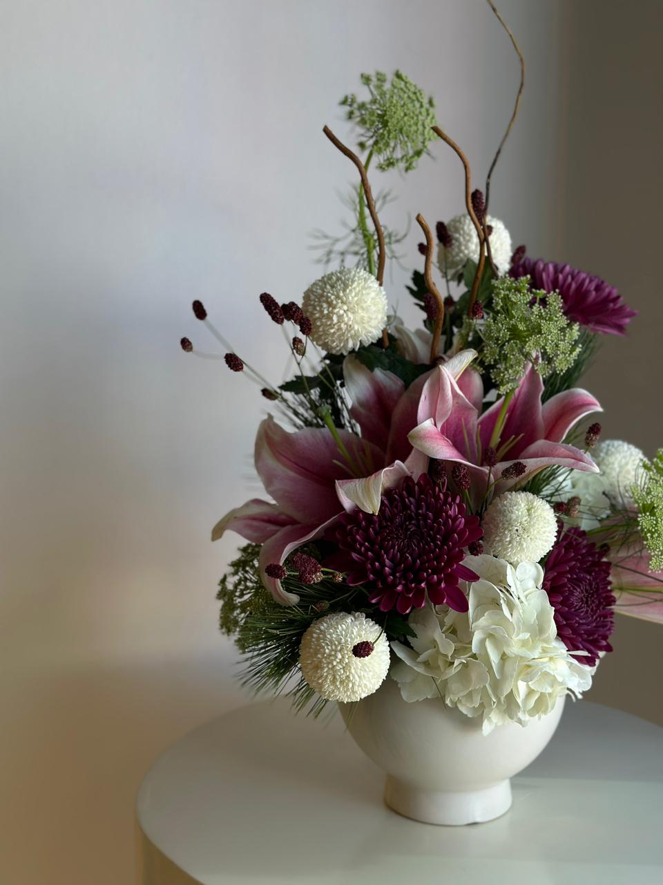 Lilly Vase Arrangement