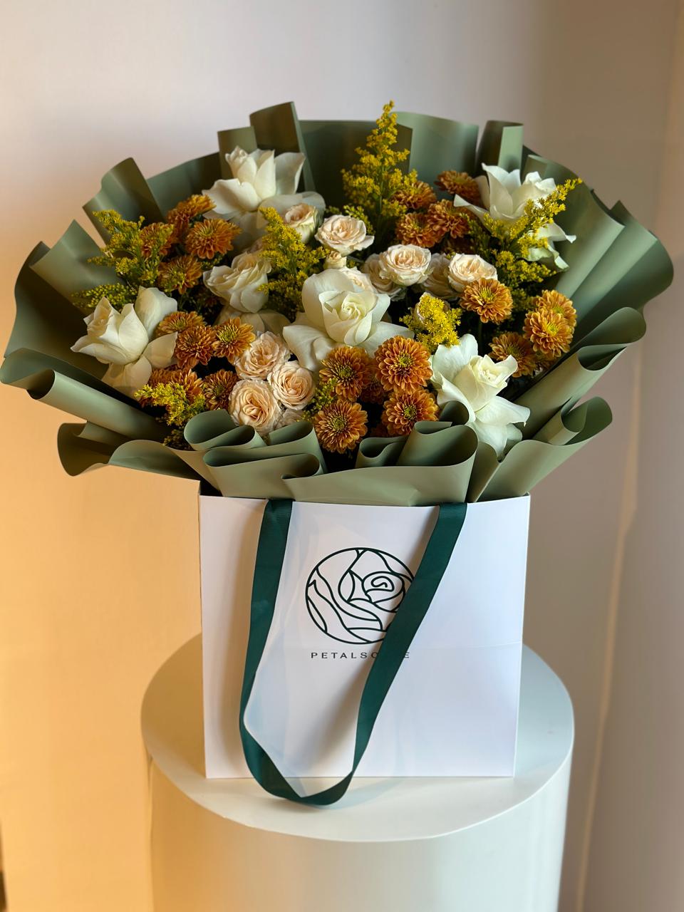 Peach Breeze Flower Bouquet