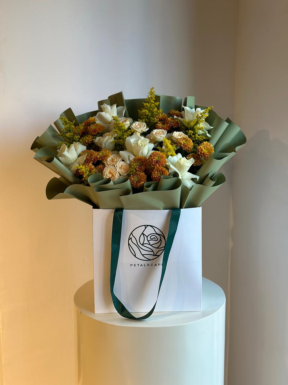 Peach Breeze Flower Bouquet