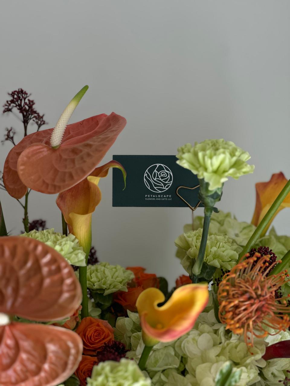 Winter Exotic Bloom Basket